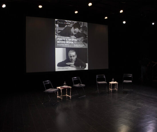“Elsa Peretti & Halston: Beyond Design” event at Barcelona’s Teatre Akadèmia commemorating the artistic collaboration between two design icons