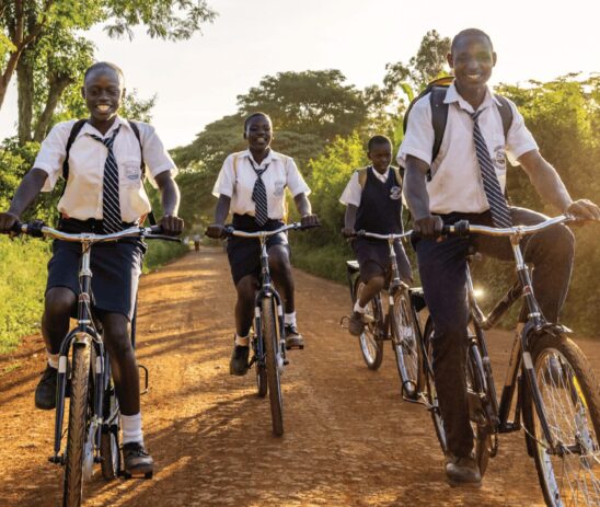 Supporting World Bicycle Relief in providing bicycles for education in Uganda